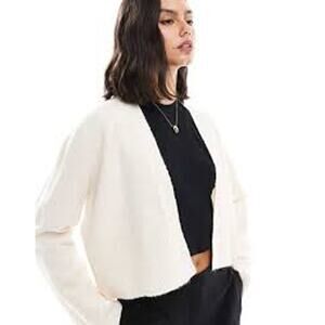 ASOS White Cardigan Sweater